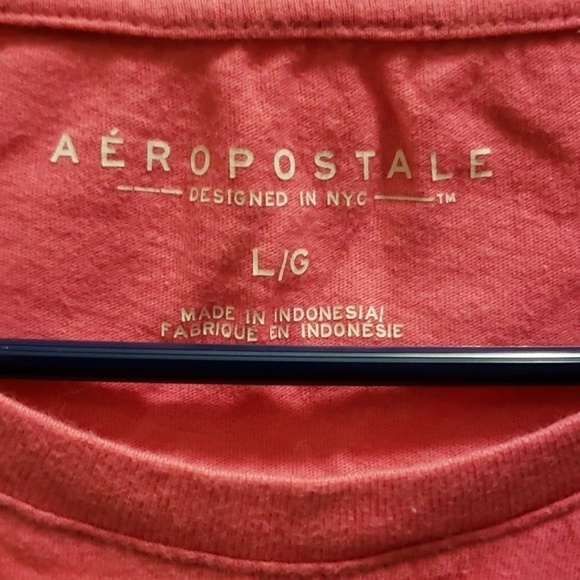 Aeropostale Y2K Hot Pink Sequined Tee Large - Picture 3 of 4